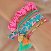 Armband  Ibiza coral pink